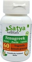 Fenugreek Forte Capsules 500 mg. 60 Veg. Capsule |Methi (Trigonella Foenum Graceum) Extract Capsules for Men and women | Ayurvedic Herbal Supplement/Remedies | 10:1 Forte (1 Bottle of 60 Capsules)