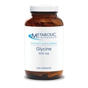 Glycine d'entretien métabolique - Supplément de soutien du foie - Suppléments de Glycine pour le soutien du cerveau, la détox et la santé articulaire - Supplément acide amino pur 500mg (240 capsules)