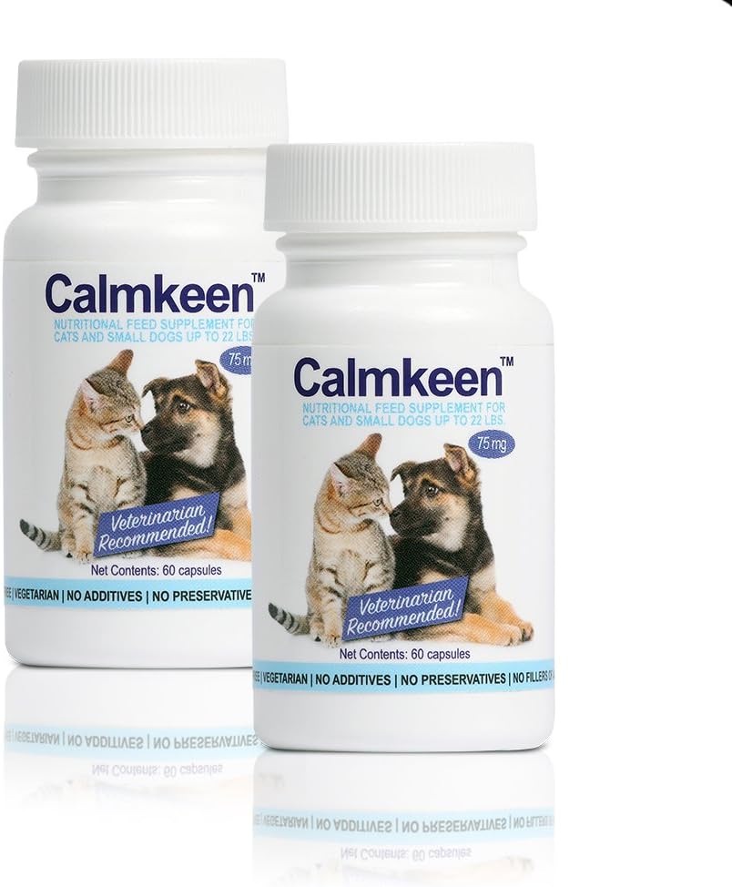 75 mg 120 Compte Supplément nutritionnel pour petits chiens et chats jusqu'à 22 livres (anciennement calmante)