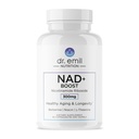 DR. EMIL NUTRIITION NAD+ Boost - Supplément Riboside de Nicotinamide pour la longévité, le vieillissement en santé et la régénération cellulaire - Supplément NAD avec Berberine, L-Theanine et Niacine - 30 jours d'approvisionnement