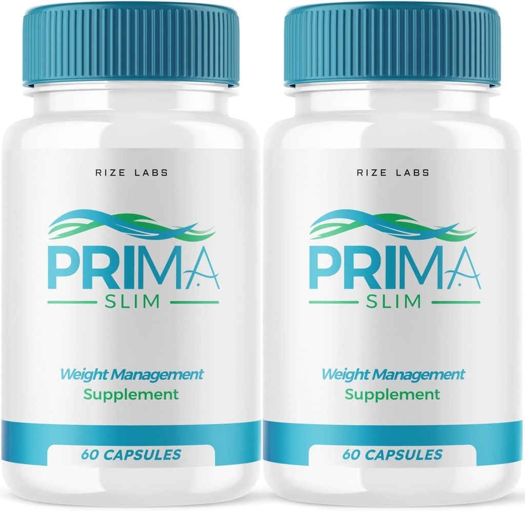 Rize labs Prima Slim Supplément, Prima Slim Capsules pour être en bonne santé et en forme, Prima Slim Formule avancée, Prima Slim pilules pour le grand corps, Prima Slim Pastillas Review (120 capsules) (Pack de 2)