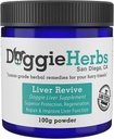 Supplément santé du foie de chien revive par les herbes doggies - Plante à base d'herbes de qualité humaine pour la guérison, la protection, la réparation et l'amélioration du foie 100g w/Scoop