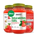 Gel de mousse de mer Raw (12 saveurs) 24oz Wildсrafted Gold Gel de mousse de mer de Sainte-Lucie