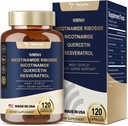 Totaria NMNH (Dihydronicotinamide Mononucléotide), Supplément NMNH avec/Niacinamide (Vitamine B3), NAD+ ultime Booster de niveau avec 500mg NMNH