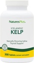 NaturesPlus IcelAndic Kelp - 150 mcg Iodine; 150 mg Kelp- 300 comprimés végétariens - Supplément naturel à l'iode - Sans gluten - 300 portions