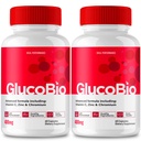 GlucoBio Capsules, Supplément officiel de soutien GlucoBio Pills - Ingrédients de force maximale, GlucoBio Capsules de santé et bien-être, Gluco Bio Capsules Avis (2 Pack)