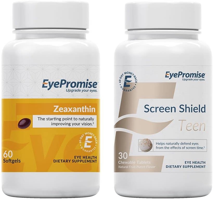 EyePromise Zeaxanthin Eye Vitamin and Screen Shield Teen Chewable Eye Vitamin