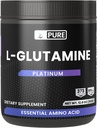 Ingrédients originaux purs Poudre de L-glutamine, (12 oz), Acide amino naturel, sans saveur, toujours pur