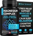 Magnesium Citrate Capsules - High Absorption Magnesium Supplement for Muscle, Nerve Health and Relaxation