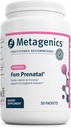 Métagène Fem Prénatal - Supplément Vitamine et Minéraux prénatals* - Prénatals pour les femmes* - avec vitamine C, iode et biotine - Multivitamines douces au système - 30 paquets