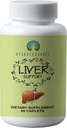 Soutien du foie supplément ayurvédique à base de plantes, soutient foie sain, mélange de 13 herbes puissantes, végétalien, sans gluten, 60 capsules