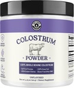 Poudre de colostrum – É.-U. Colostrum bovin pour les humains pour le soutien immunitaire, la santé des Guts, la récupération musculaire - ingrédient unique, pas d'additifs, herbacé, supplément de colostrum non OGM pour les femmes et les hommes