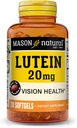MASON NATURAL Lutein 20 mg with Vitamin E - Healthy Vision and Eye Function, Supports Eye Health, 30 Softgels
