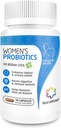 Probiotiques vaginaux NutraBlast pour les femmes Digestive, équilibre intime, UT et santé vaginale - 50 milliards CFU - 6 souches, prébiotiques, extrait de canneberge et mannose D - Probiotique pour les femmes (30 comtes)