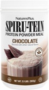 NaturesPlus SPIRU-TEIN, Chocolat - 2,1 lb, boîte de 2 - Secouez les protéines à base végétale - Non-OGM, Végétarien, Sans gluten - 68 Total des portions