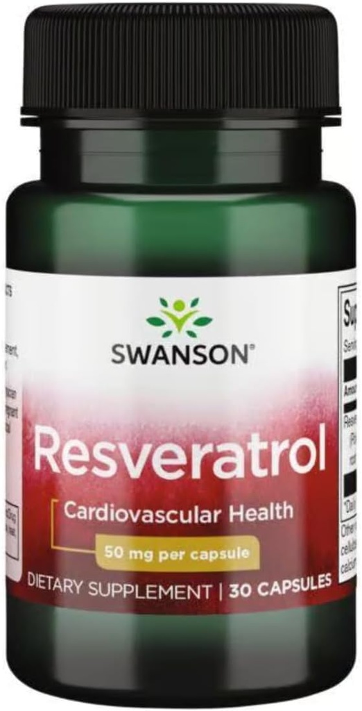 Swanson Resvératrol 50 50 Milligrammes 30 Capsules