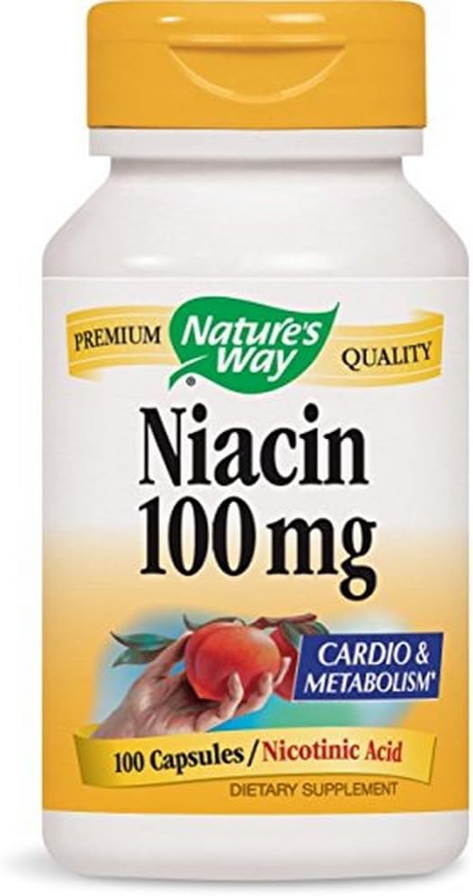 Niacine de la nature, 100 capsules (paquet de 4)