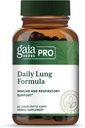 GAIA HERBS PRO Formule pulmonaire quotidienne - Soutien respiratoire* - Supplément immunitaire avec feuille de Mullein, racine de marshmallow et plus - Vegan, sans gluten, sans soja - 60 capsules de phytothérapie liquide (60 portions)