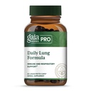 GAIA HERBS PRO Formule pulmonaire quotidienne - Soutien respiratoire* - Supplément immunitaire avec feuille de Mullein, racine de marshmallow et plus - Vegan, sans gluten, sans soja - 60 capsules de phytothérapie liquide (60 portions)