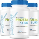 NutraRize (3 Pack) Capsules Prostasure - Pilules Prosta Sure officielles pour la chaleur de la prostate, toute la formule de soutien naturel pour plus de contrôle et de bien-être général, Pastillas Review (180 Capsules)