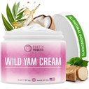 Crème de Yam sauvage biologique pour l'équilibre hormonal - Racine sauvage naturelle pour le soutien hormonal - Comfort Mood Sleep Menstrual Support for Women with Wild ignam Oil
