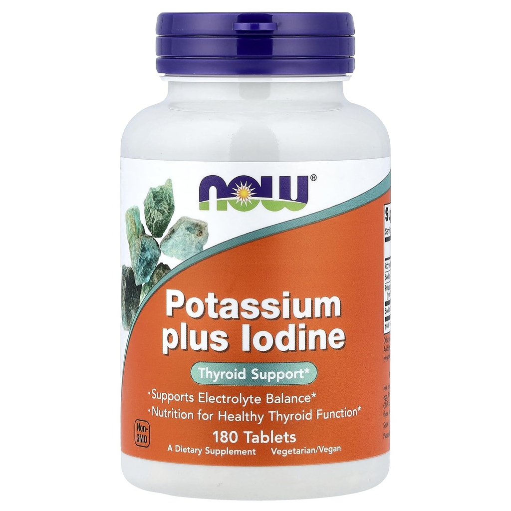 Potassium Plus Iodine 180 Comprimés