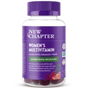 Nouveau chapitre Femmes Multivitamines Gommies - 59% Moins de sucre, Femmes Vitamines Gommy avec vitamine C, D3 et zinc, Non-OGM, Sans gluten, Berry-Citrus, 75ct