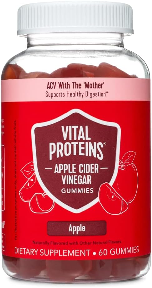 Protéines vitales, Gommies vinaigre de cidre de pomme, 60 Nombre