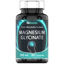 Tnvitamines Glycinate de magnésium Capsules (300 MG par portion - 90 Compte) )?Pure supplément en poudre de bisglycinate de magnésium chélaté pour le sommeil, le calme, le nerf et le stress*