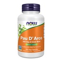 MAINTENANT compléments alimentaires, Pau D'Arco (Tabebuia heptaphylla) 500 mg, soutien aux plantes, 100 gélules