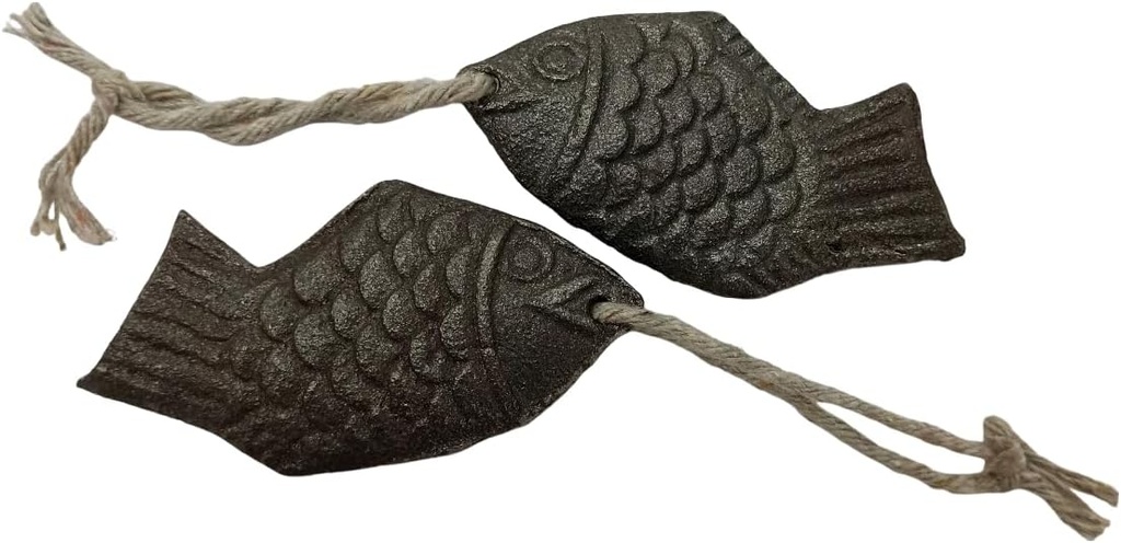 Poisson en fer, 2 paquets de poisson pour déficit, une source naturelle de fer, outil de cuisine sécuritaire à ajouter à la nourriture et à l'eau, réduire le risque d'insuffisance, supplément pour les femmes enceintes et les végétaliens
