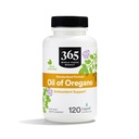 365 par Marché des aliments entiers, Huile d'Origan Formule standardisée, Support antioxydant, Capsules liquides végétaliens, 120 Nombre