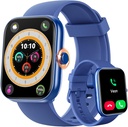 ENOMIR Smart Watch for Women Men (Réponse/Make Calls) Compatible avec iPhone/Android/Samsung, Alexa intégré, [1.91" écran HD] Montre de fitness imperméable avec fréquence cardiaque/sleep/SpO2 Monitor(Blue)