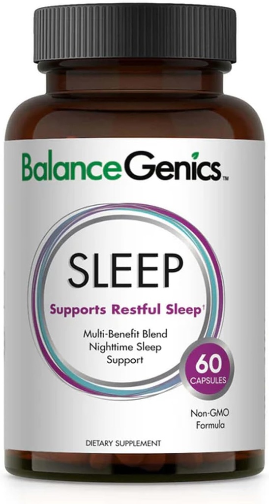 Formule de sommeil (GABA) - Supplément santé soutient la relaxation et le sommeil reposé - Aide au sommeil avec supplément non Habit - Capsules de soutien au lit pour les hommes et les femmes - 60 Capsules