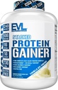 Évlution Nutrition Gainer de protéines empilées, complexe de 50 grammes de poudre de protéines de lactosérum, 251 grammes d'hydrates de glucides, construire un muscle, récupérer, après l'entraînement, sans gluten (Vanilla Ice Cream, 6 LB)