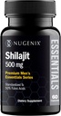 Nugenix Essentials Shilajit Capsules Supplément pour les hommes et les femmes - 500mg, standardisé à 50% Acides Fulvic, Himalayan, 60 Capsules