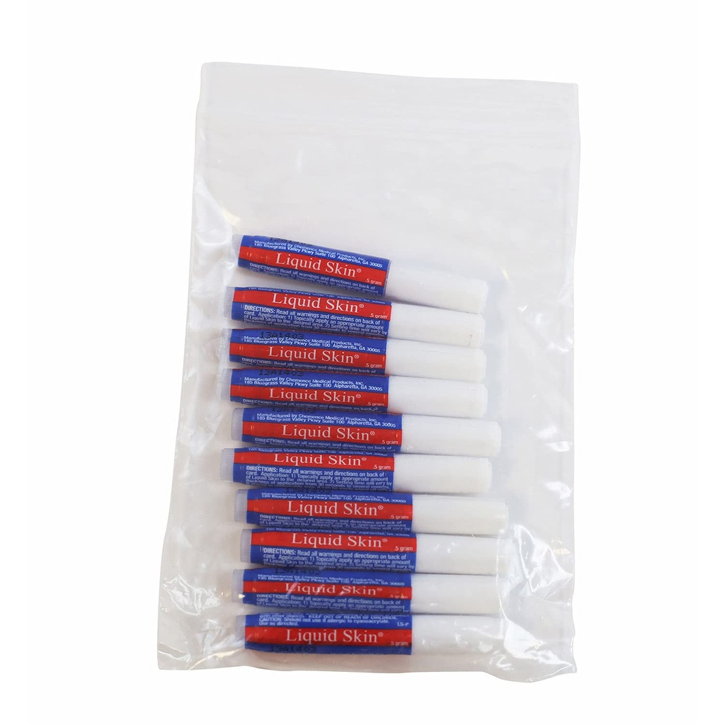 Produits médicaux 92812 Bande de peau liquide, 10 paquets