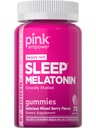 PINK Mélatonine Gummées 10mg de Max Potency.