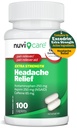 Soulagement des maux de tête avec l'acétaminophène 250 mg, Aspirine (AINS) 250 mg, Caféine 65 mg - Soulagement temporaire des douleurs et des douleurs mineures - Comparer avec Excédent de douleur extra-fort (100 Caplets)