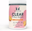 Myprotéine Clear Whey Isolate Protein Powder, 1,1 Lb (20 portions) Peach Mango, 20g de protéines par portion, Mélange de boissons naturellement aromatisées, Apport quotidien de protéines pour une performance supérieure