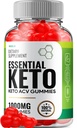 Essential Keto ACV Gummies - Advanced Formula Essential Keto + ACV Weight Management Gummies Apple Cider Vinegar Keto Essential ACV Gummies Dietary Supplement Reviews Vitamin B12 B6 (60 Gummies)
