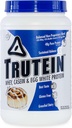 Alimentation du corps Trutein poudre à haute teneur en protéines: 45% Whey, 45% caséine, 10% mélange blanc de protéines d'oeuf, sans gluten, faible teneur en sodium, faible teneur en protéines de glucides poudre pour les hommes et les femmes, Cinnabun, 2lb
