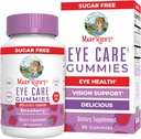 MaryRuth Organics Soin des yeux Gummies de la santé des yeux Vitamines pour les adultes et les enfants de la lutéine et de la zéaxanthine Suppléments de la lutéine et de la zéaxanthine pour les yeux de la Végétalienne non-OGM de la Végétalienne sans gluten de 90 Nombre