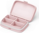 Cas de pilule mince - Portable Pill Organizer avec compartiments amovibles - Porte-pilule étanche pour les médicaments quotidiens