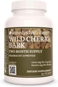 Remedy’s Nutrition Wild Cherry Bark | 1,000 mg, 60 Vegan Capsules Herbal Dietary Supplement | Two Month Supply