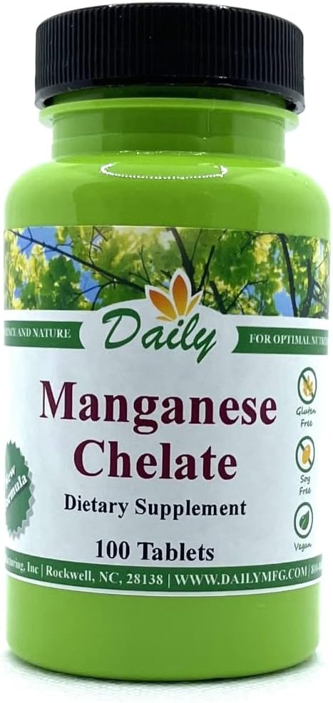 Fabrication quotidienne de chélate de manganèse (5 mg) 100 comprimés