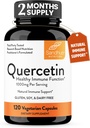 Sandhu's Quercetin Capsules Végétariennes Suppléments 120 Compte (paquet de 1).