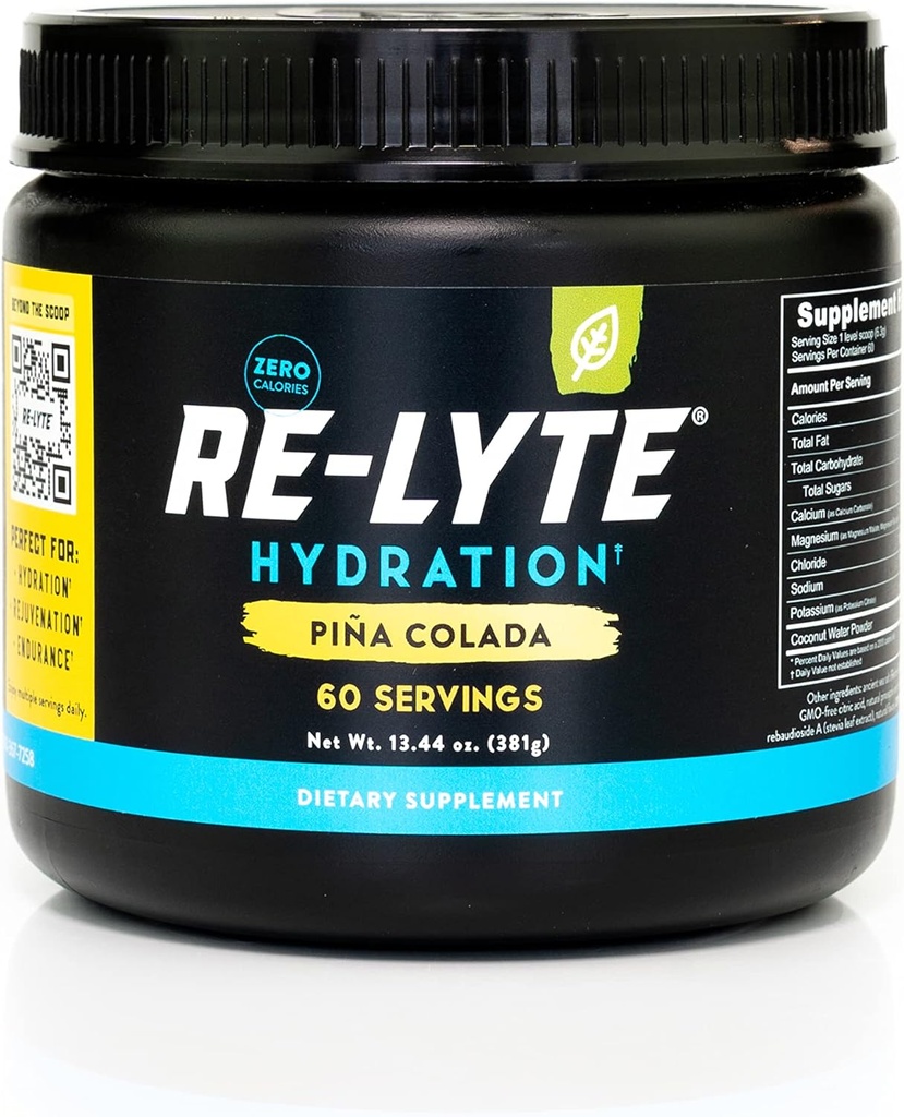 Mélange de poudre d'électrolyte d'hydratation re-Lyte REDMOND (Pina Colada)