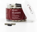 RELEVATE Supplément de santé cérébrale; Mémoire, Focus, Énergie, Sommeil, Yeux et Vieillissement en santé; Doctor Formulé; Quercetin, Lutéine, Glycinat de magnésium, Oméga 3 DHA EPA, Vitamine B12, B3, D3