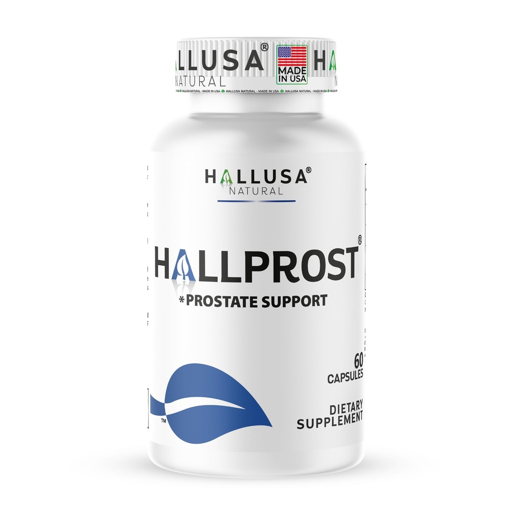 Hallusa Natural Hallprost (en anglais seulement) Mélanger Palmetto de scie pour les hommes 700mg*= Supplément de santé prostate (en anglais seulement) Pygeum africanum & Pumpkin Seed (en anglais seulement) Fonction urinaire (en anglais seulement)